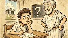 Ανέκδοτο: Στις εξετάσεις, ο δάσκαλος βλέπει τον Μπόμπο