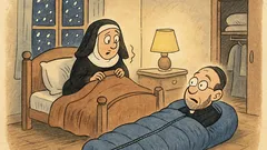 Ανέκδοτο: Ένας παπάς και μια καλόγρια χάνονται