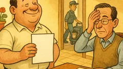 Ανέκδοτο: Ένας χαζός μπαμπάς πάει στο σχολείο…