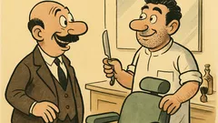 Ανέκδοτο: Πάει ένας στο κουρείο…