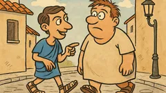 Ανέκδοτο: Ήταν ένας έξυπνος κι ένας βλάκας…