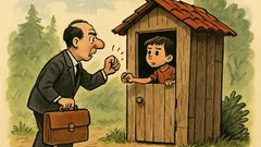 Ανέκδοτο: Εφοριακός στο δάσος χτυπά καλύβα