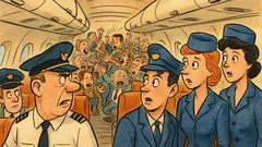 Ανέκδοτο: Μια φορά κι έναν καιρό σε αεροπλάνο…