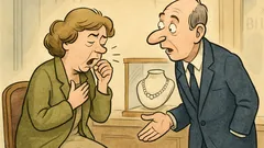 Ανέκδοτο: Η σύζυγος ενός βαθύπλουτου βήχει...