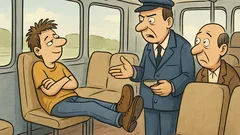 Ανέκδοτο: Ένας τύπος «βολεύεται» στο λεωφορείο