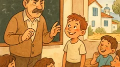 Ανέκδοτο: Ο δάσκαλος ρωτά «Νίβομαι, νίβεσαι…»