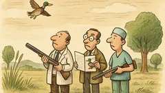 Ανέκδοτο: Τρεις γιατροί στο κυνήγι πάπιας