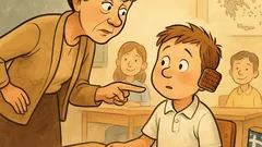 Ανέκδοτο: Δασκάλα στον Τοτό—γκοφρέτα στο αυτί;