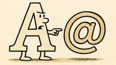 Ανέκδοτο: Τι λέει το «α» στο @