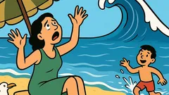 Ανέκδοτο: Μια μάνα στην παραλία προσεύχεται…