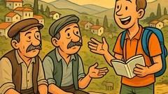 Ανέκδοτο: Δυο χωρικοί κι ένας τουρίστας ρωτάει