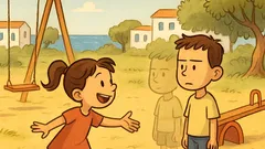 Ανέκδοτο: Δύο παιδάκια στο πάρκο, γιατί;