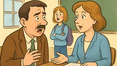 Ανέκδοτο: Ο μπαμπάς πάει στο σχολείο…