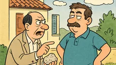 Ανέκδοτο: Ένας κύριος διαμαρτύρεται στον γείτονα