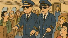 Ανέκδοτο: Δύο τυφλοί πιλότοι στο αεροπλάνο