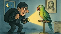 Ανέκδοτο: Μπαίνει ένας κλέφτης νύχτα σε σπίτι