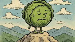 Ανέκδοτο: Τι λέει ένα λάχανο στο βουνό;