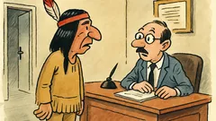 Ανέκδοτο: Ένας Ινδιάνος μπαίνει στο ληξιαρχείο...