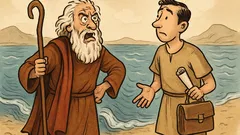 Ανέκδοτο: Ο Μωυσής με διαφημιστή στην Ερυθρά Θάλασσα