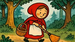 Ανέκδοτο: Τι είναι κόκκινο και σκουπίζει στο δάσος;