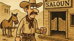 Ανέκδοτο: Μπαίνει καουμπόης σε σαλούν…