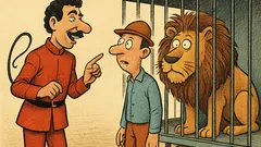 Ανέκδοτο: Ο θηριοδαμαστής λέει στον βοηθό του…