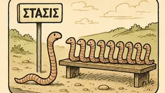 Ανέκδοτο: Τι περιμένουν δέκα σκουλήκια σε μια στάση;