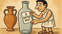 Ανέκδοτο: Πώς βάζεις τον εαυτό σου σε μπουκάλι;
