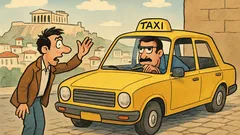 Ανέκδοτο: Σταματάει ένα ταξί από την Αθήνα