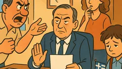 Ανέκδοτο: Ένας χαζομπαμπάς στο σχολείο έξαλλος