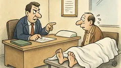 Ανέκδοτο: Κανονισμός ρεπό—ούτε ο γιατρός σώζει