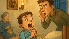 Ανέκδοτο: Ο μικρός φώναζε στη βραδινή προσευχή…