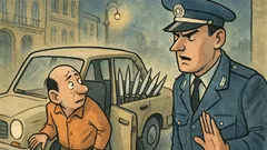 Ανέκδοτο: Στην Ομόνοια τον σταματάει η Τροχαία