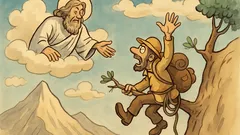 Ανέκδοτο: Ορειβάτης πέφτει, πιάνεται από κλαδί