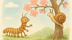 Ανέκδοτο: Σαρανταποδαρούσα συναντά σαλιγκάρι σε κερασιά