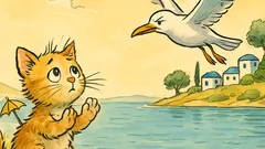 Ανέκδοτο: Ήταν ένα γατάκι στην άκρη λίμνης