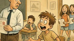 Ανέκδοτο: Ο δάσκαλος λέει «όποιος απαντήσει…»