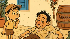 Ανέκδοτο: Ο Τοτός ρωτά μεθυσμένο στο πεζοδρόμιο