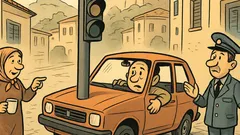 Ανέκδοτο: Γιατί κόλλησε το Yugo στο φανάρι;