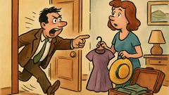 Ανέκδοτο: Μπαίνει ο τύπος τρεχάτος στο σπίτι...