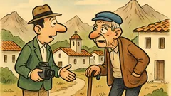 Ανέκδοτο: Πήγε δημοσιογράφος σε ορεινό χωριό