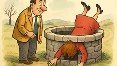 Ανέκδοτο: Πρωτοχρονιά, ζευγάρι μπροστά σ’ ένα πηγάδι