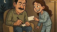 Ανέκδοτο: «Μπαμπά, γράφεις στο σκοτάδι;»