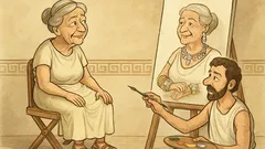 Ανέκδοτο: Μια ηλικιωμένη ζητά παράξενο πορτρέτο