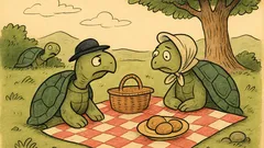 Ανέκδοτο: Χελωνάκια σε πικνίκ χωρίς ψωμί