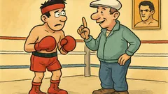 Ανέκδοτο: Ένας μποξέρ μαθαίνει το αδιανόητο