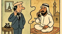 Ανέκδοτο: Ένας Γάλλος τηλεφωνεί στην Αραβία...