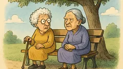 Ανέκδοτο: Δύο γριούλες, 12 χρόνια στο πάρκο