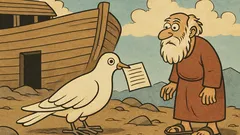 Ανέκδοτο: Τι κρατούσε το περιστέρι του Νώε;