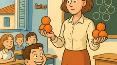 Ανέκδοτο: Δασκάλα, επτά πορτοκάλια στο χέρι…